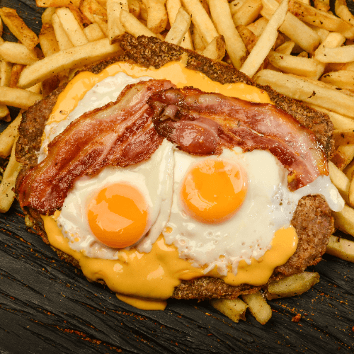Milanesa americana xl con guarnición