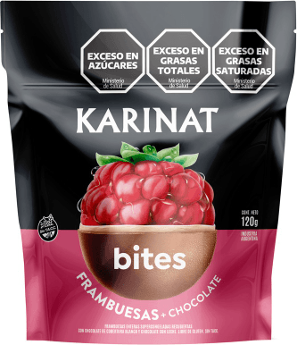 Bites frambuesa con chocolate karinat