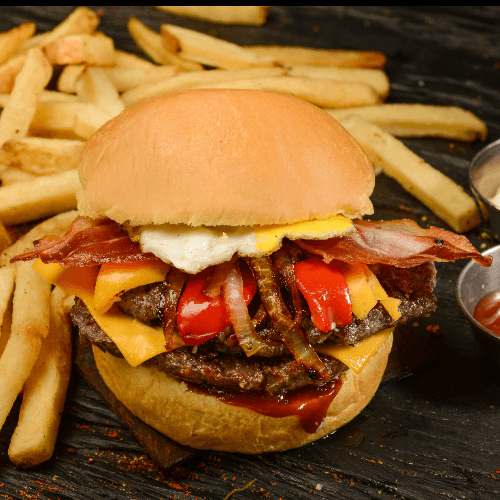 Hamburguesa res imperial