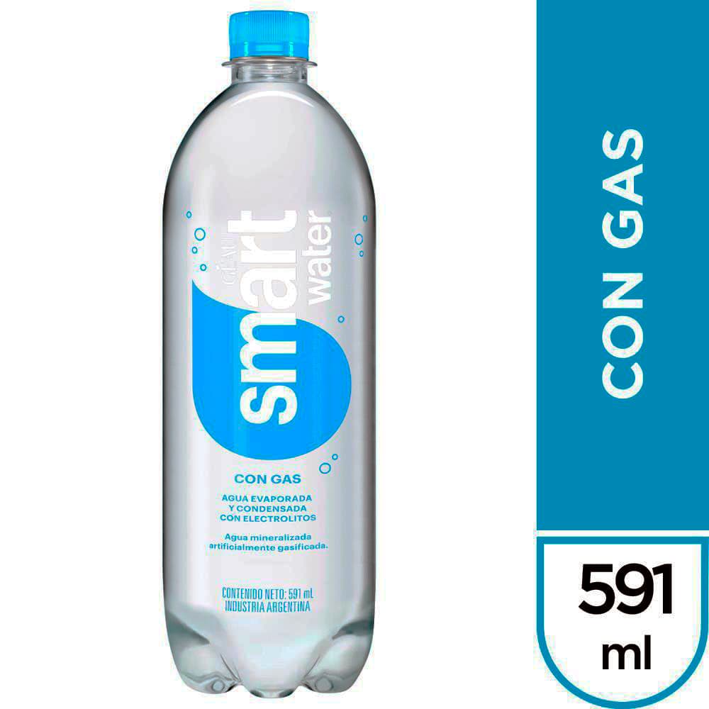 Agua Smartwater con gas 591ml — RES Cocina Belgrano